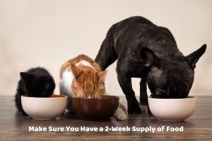 have 2 week pet food supply covid