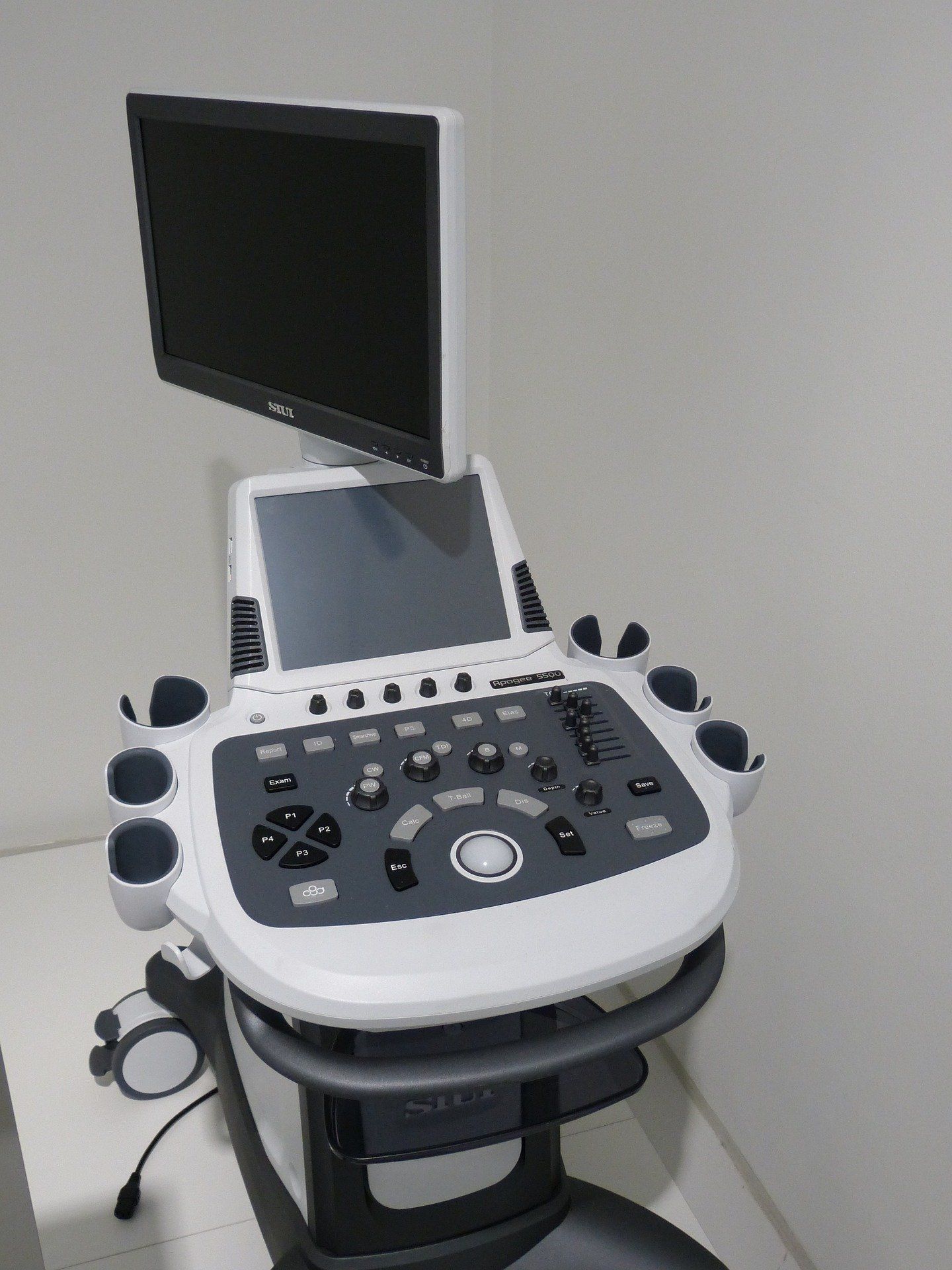 An ultrasound machine