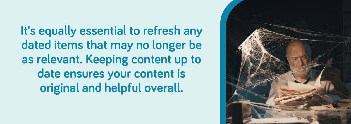 Veterinary Websites must refresh their content and get rid of old information.