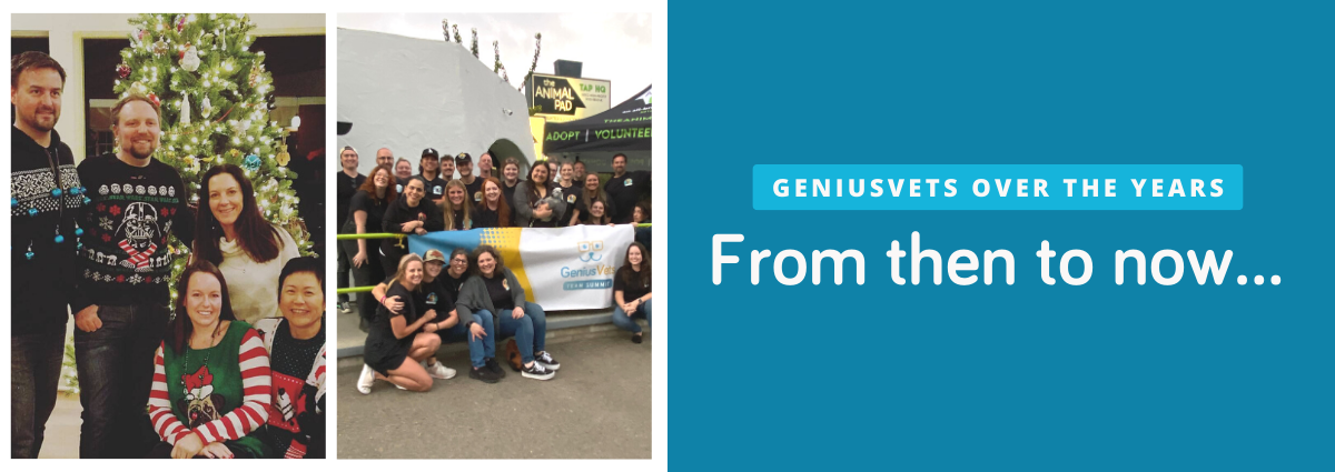 From then until now. GeniusVets 2023 Summit in San Diego.
