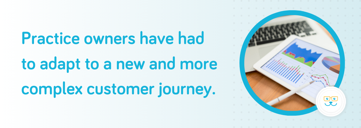 Practice owners have had to adapt to a new and more complex customer journey.