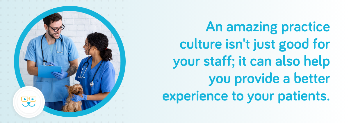 An amazing culture can help provide a better experience to patients.