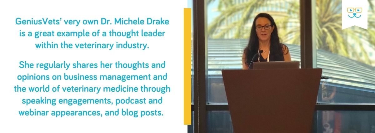 Dr. Michele Drake is a veterinary thought leader.